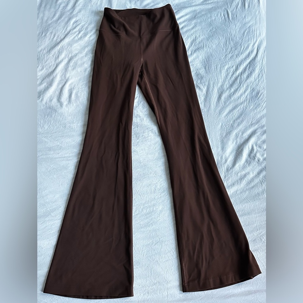 Espresso Groove Nulu High-Rise Flared Pant